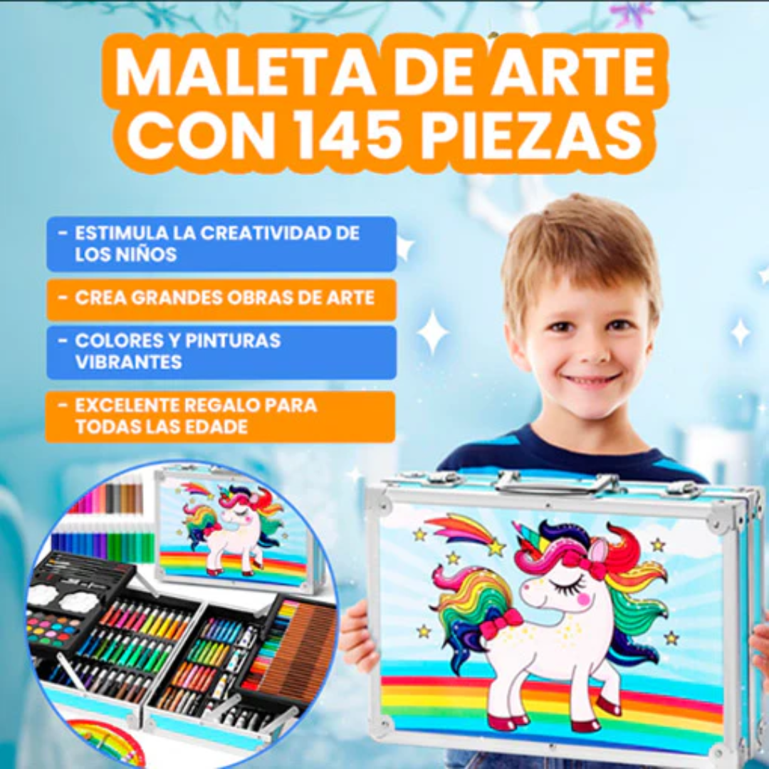 KIT DE ARTE INFANTIL DE UNICORNIO – Creatividad, diversión y color sin límites