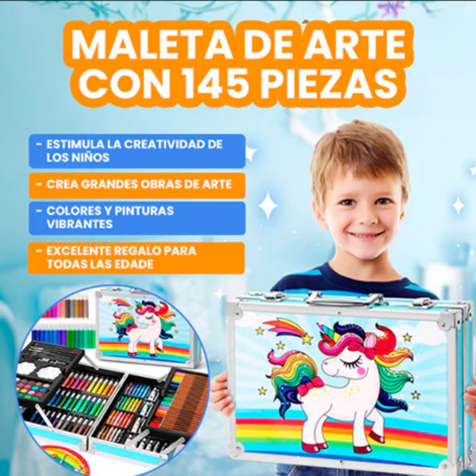 KIT DE ARTE INFANTIL DE UNICORNIO – Creatividad, diversión y color sin límites