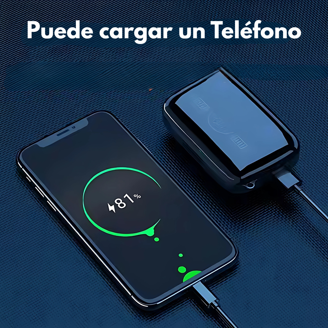 AUDÍFONOS INALÁMBRICOS M19 CON PANTALLA – Sonido potente y batería que rinde más