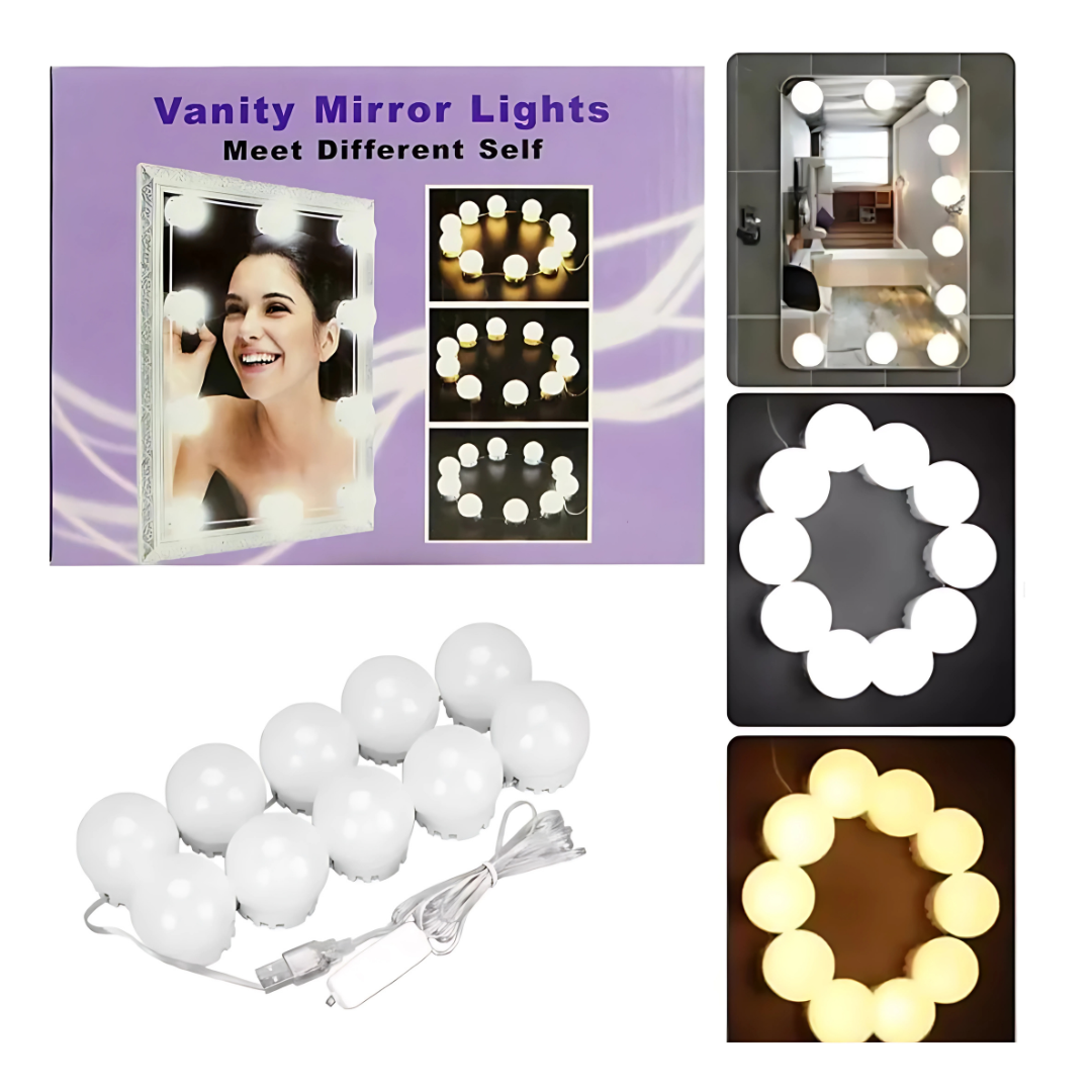 Luces de Espejo Vanity – Iluminación profesional para tu tocador