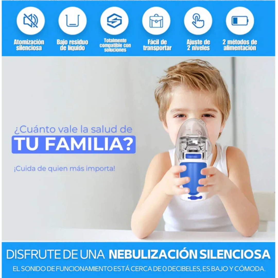 Nebulizador VitaNeb – Defiende la salud de tu hijo, un respiro a la vez.