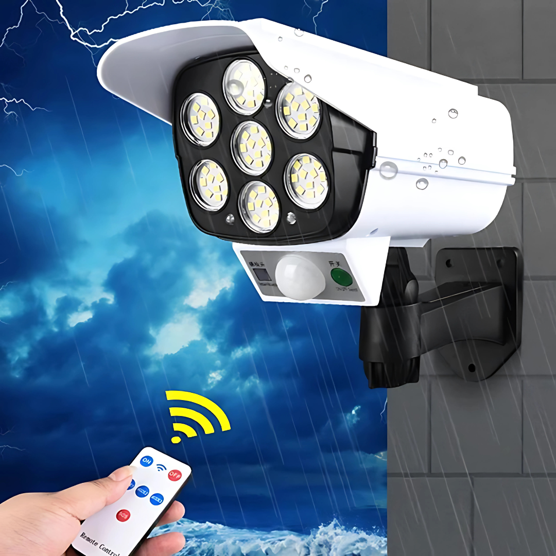 LÁMPARA SOLAR DE SEGURIDAD – Iluminación automática y confiable para tu hogar