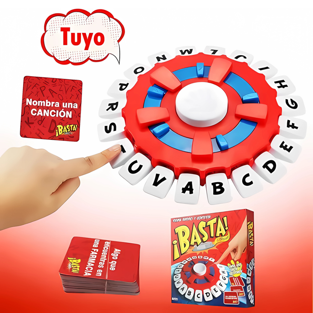 Juego de Mesa BASTA - Entrena tu agilidad mental mientras te diviertes con amigos.