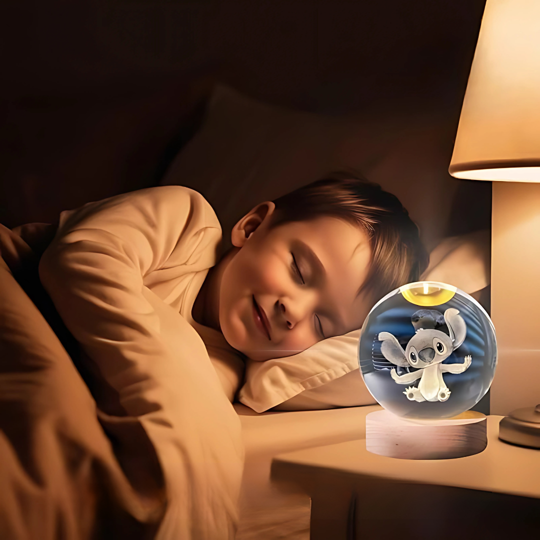 ESFERAS DECORATIVAS 3D STITCH 1 UNIDAD – Dale un toque mágico y tierno a tu espacio