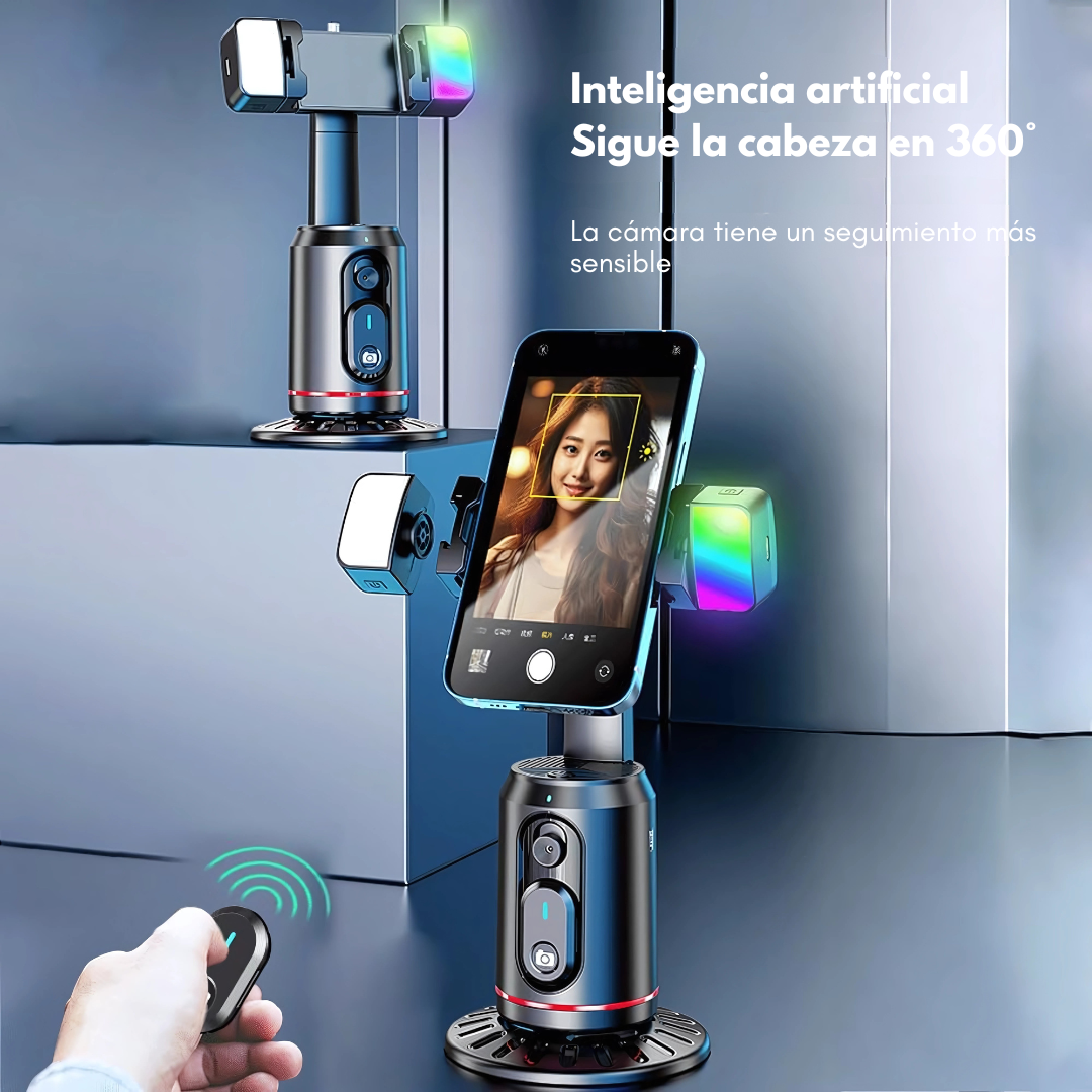 GIMBALP02 – Videos estables, enfoque automático y control total desde tu celular