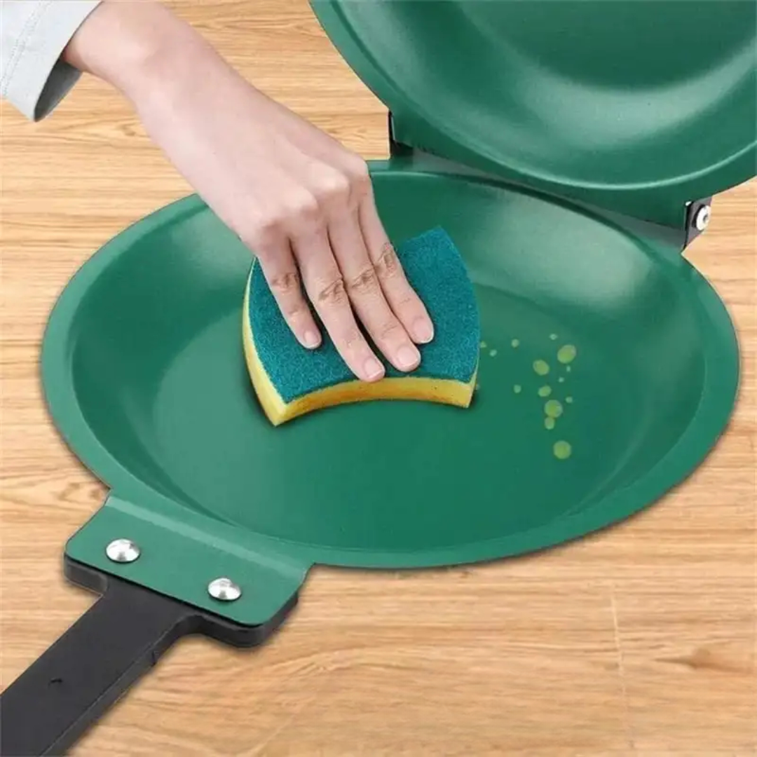 SARTÉN DOBLE CARA – Cocina fácil, rápida y sin esfuerzo todos los días