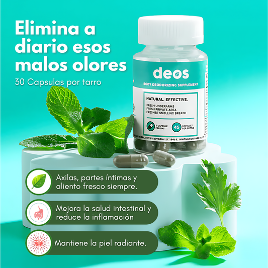 DEOS – Desodorante interno para frescura y confianza todo el día