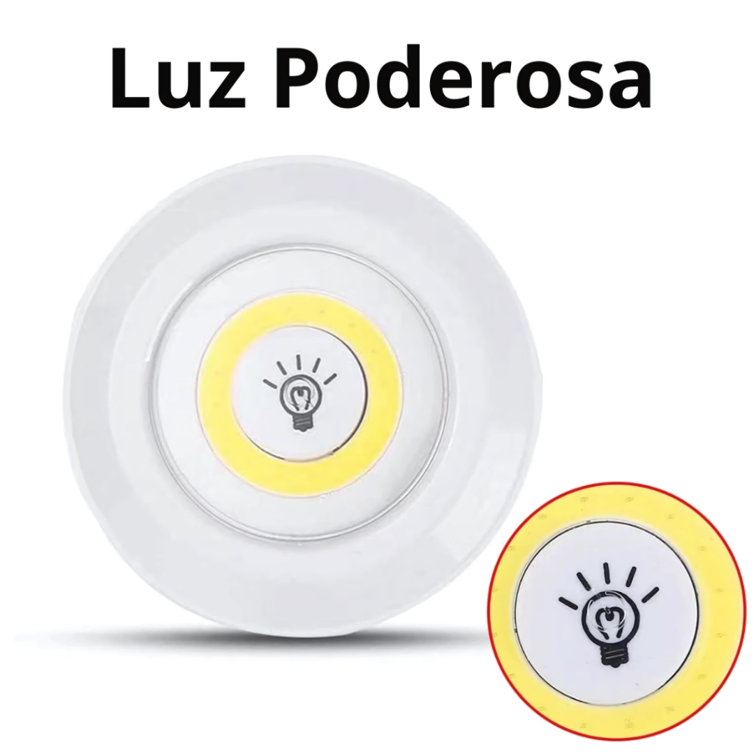 Kit 3 Und. LED Remoto LumaTouch™ - Luz donde la necesites, sin enchufes, sin límites.