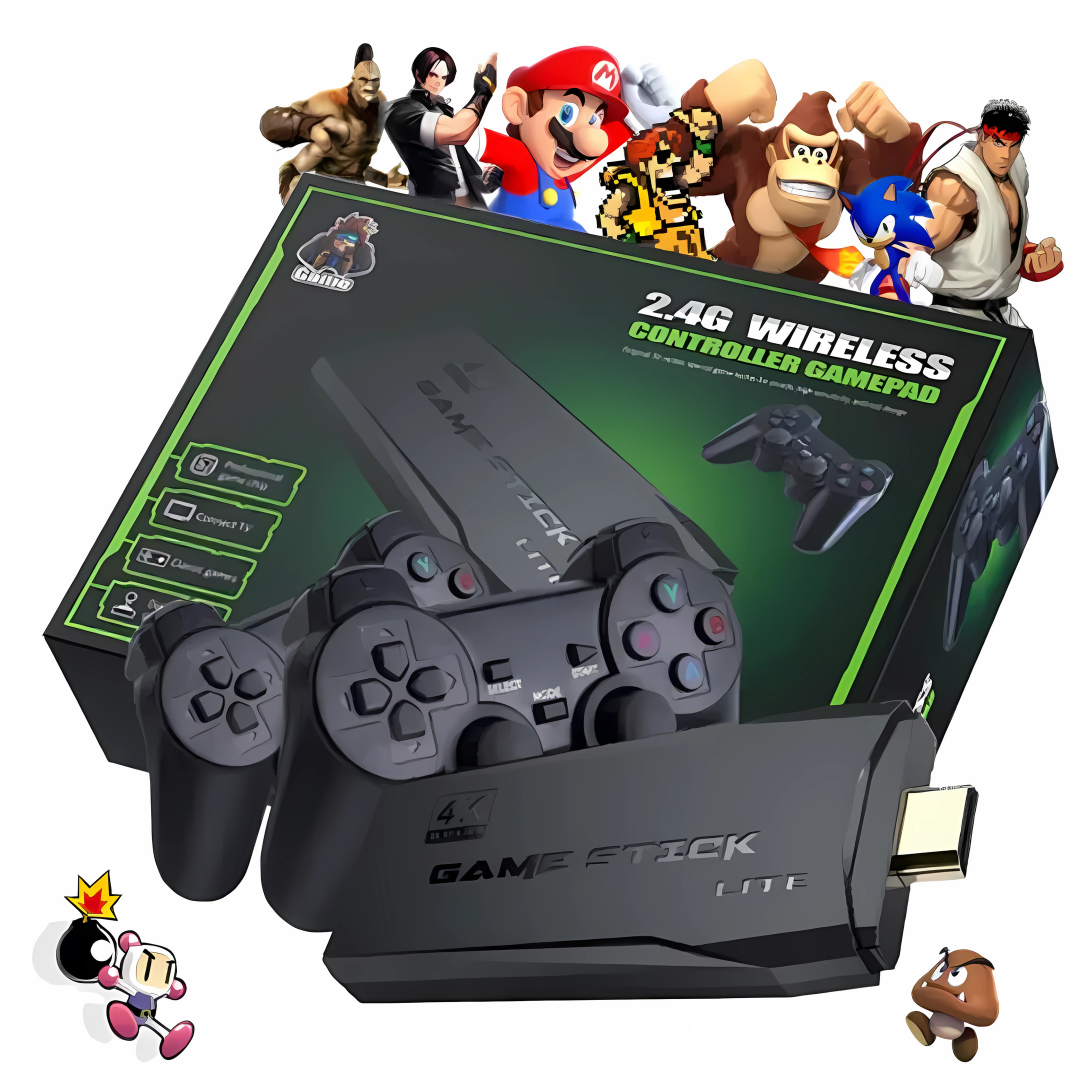 Consola Retro GameStick™ - Tus juegos favoritos… todos juntos y sin cables.