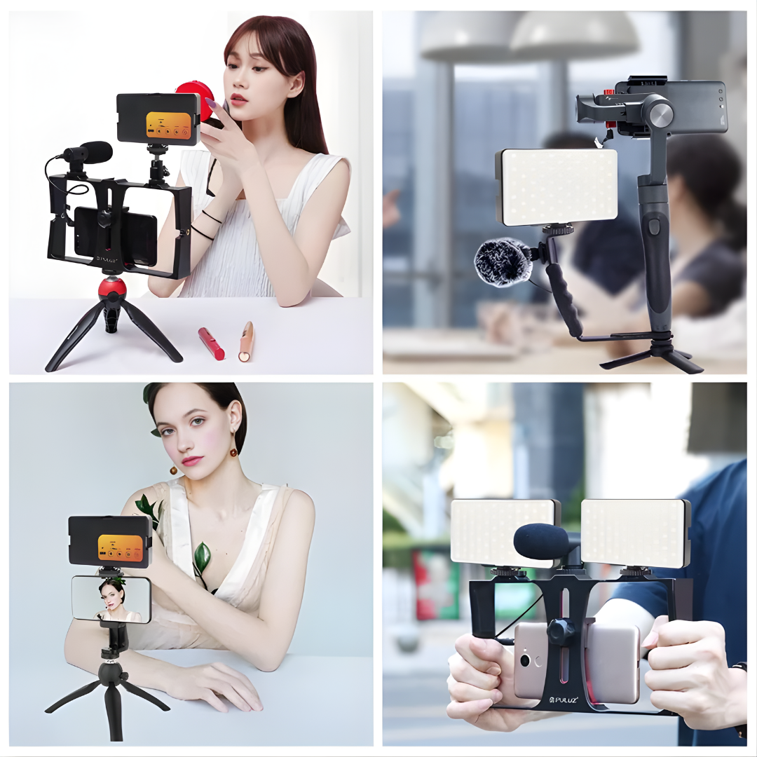 LUZ LED RGB PORTÁTIL PARA VIDEOS – Ilumina tus creaciones con estilo y precisión profesional