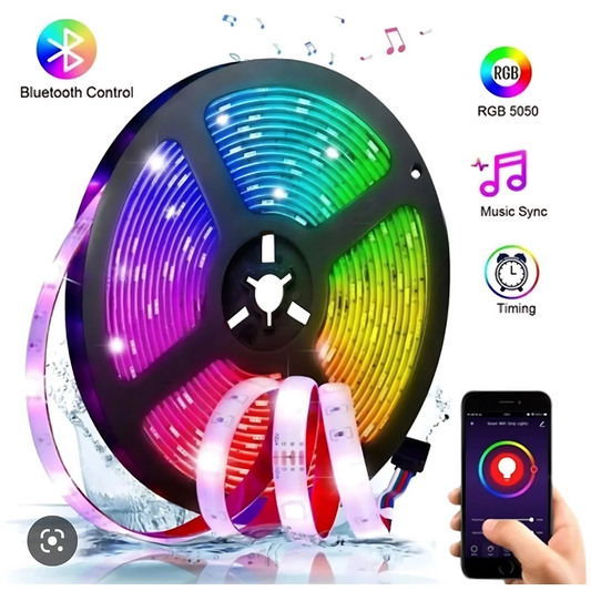 Tira de Luz LED 5M – Ambienta tu mundo con ritmo y color