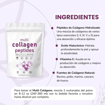 COLLAGEN PEPTIDES – Rejuvenece tu piel, fortalece tus articulaciones y revitaliza tu cuerpo desde adentro