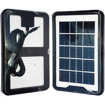 CENTRAL ELÉCTRICA SOLAR CON RADIO BT, LÁMPARA Y FOCOS – Energía, luz y conexión donde la necesites