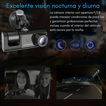 CÁMARA DASH CAM PARA AUTO – Graba, protege y viaja con tranquilidad