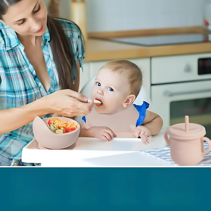 SET DE ALIMENTACIÓN PARA BEBÉ DE SILICONA – Comodidad y seguridad en cada comida