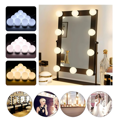 Luces de Espejo Vanity – Iluminación profesional para tu tocador