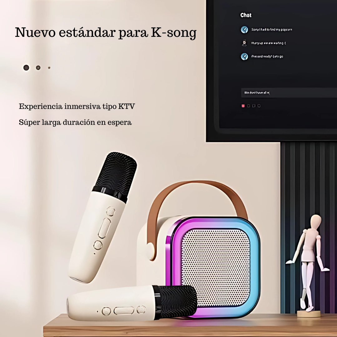 KARAOKE – Diversión portátil para cantar en cualquier momento y lugar