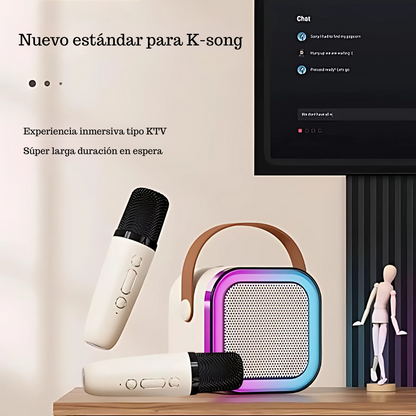 KARAOKE – Diversión portátil para cantar en cualquier momento y lugar