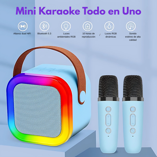 KARAOKE – Diversión portátil para cantar en cualquier momento y lugar