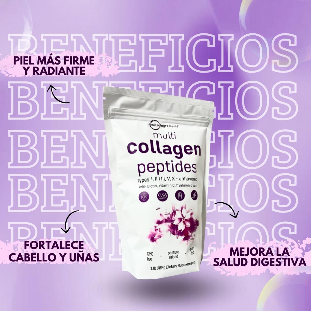 COLLAGEN PEPTIDES – Rejuvenece tu piel, fortalece tus articulaciones y revitaliza tu cuerpo desde adentro