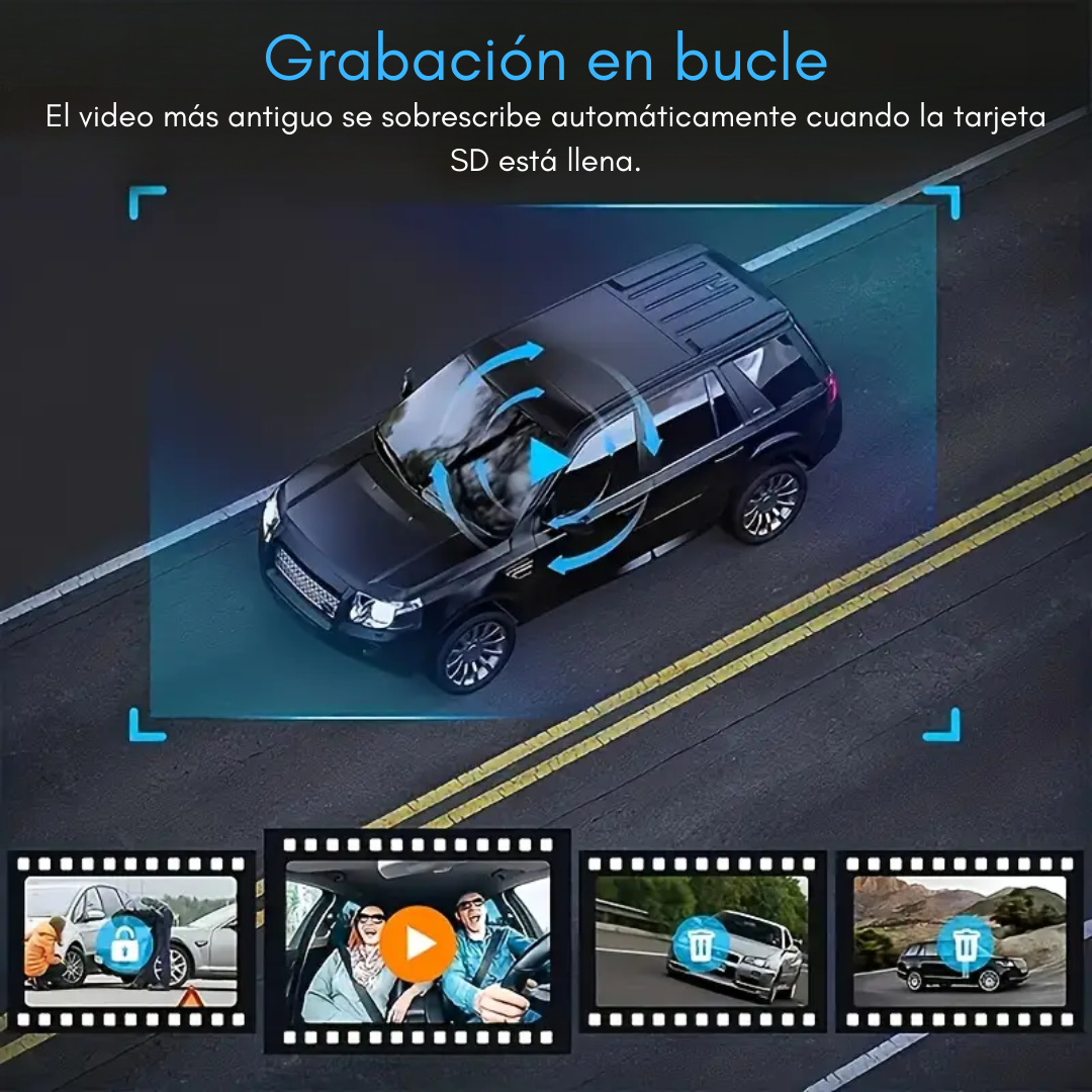 CÁMARA DASH CAM PARA AUTO – Graba, protege y viaja con tranquilidad