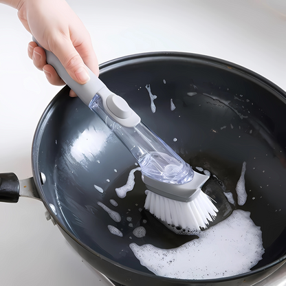 CEPILLO DISPENSA JABÓN – Limpieza profunda con un solo toque