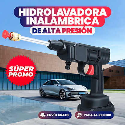 HIDROLAVADORA INALÁMBRICA – Potencia de limpieza en la palma de tu mano