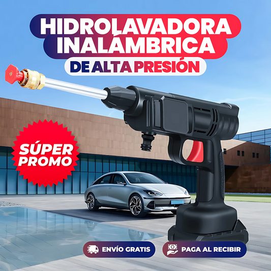 HIDROLAVADORA INALÁMBRICA – Potencia de limpieza en la palma de tu mano