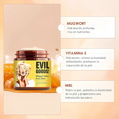 EVIL GOODS CEBO DE RES WHIPPED TALLOW HONEY BALM – Hidratación natural para tu piel