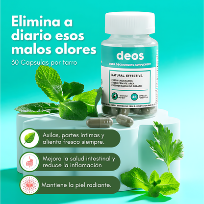 DEOS – Desodorante interno para frescura y confianza todo el día