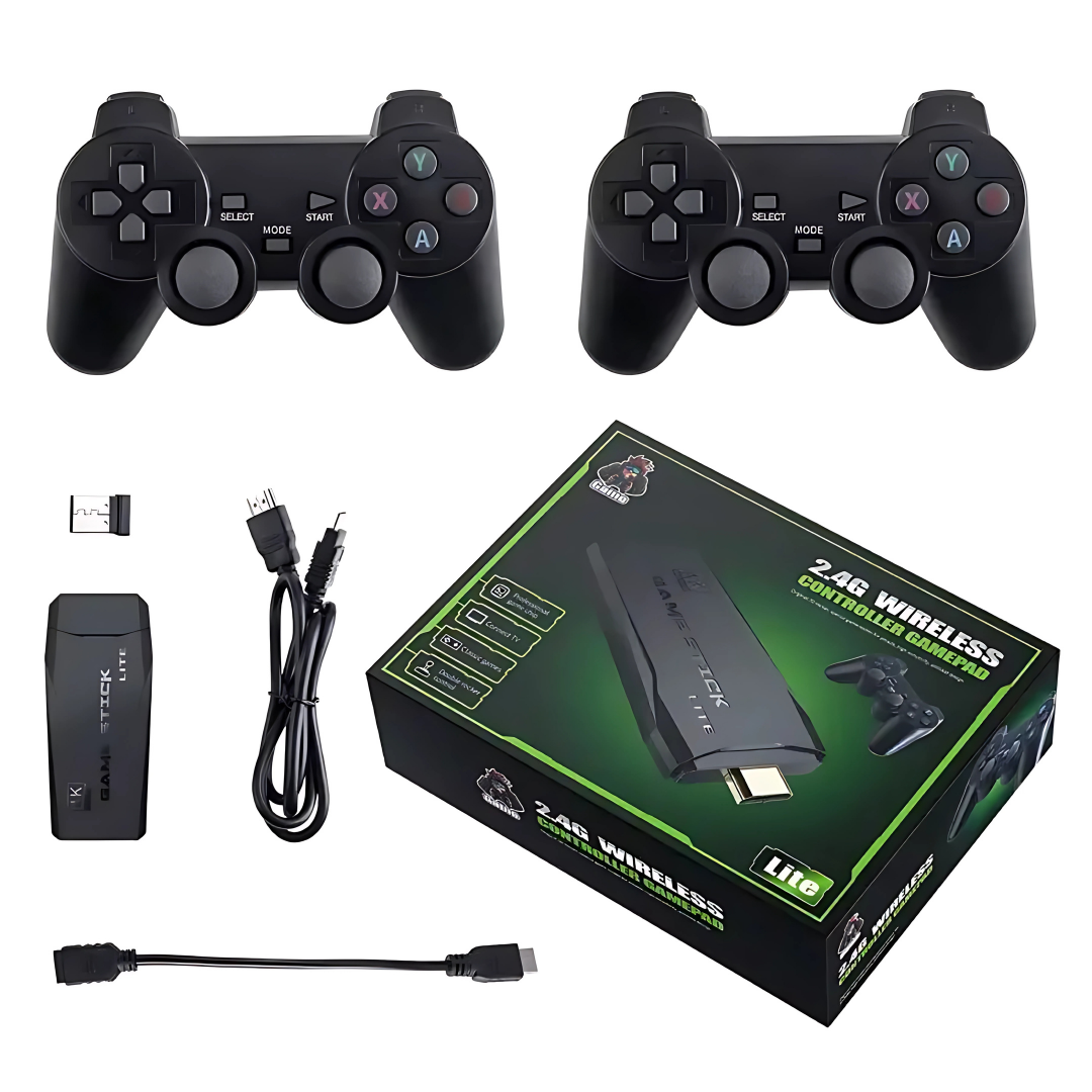 Consola Retro GameStick™ - Tus juegos favoritos… todos juntos y sin cables.