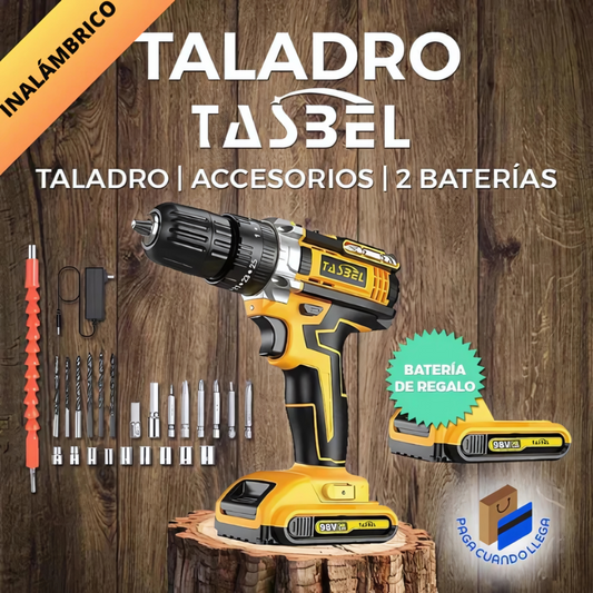 Kit Taladro Inalámbrico Tasbel™ – Todo lo que necesitas para construir, reparar y transformar